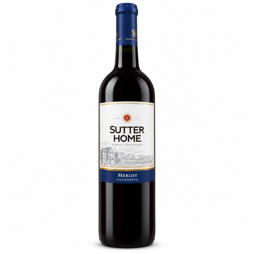vinho SUTTER HOME MERLOT 750 ML